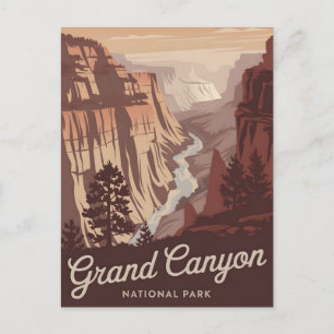 Carte Postale Parc national du Grand Canyon Vintage