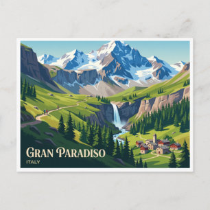 Carte Postale Parc national du Grand Paradis Cogne Italie