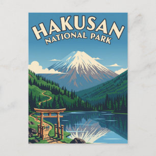 Carte Postale Parc national du Japon de Hakusan