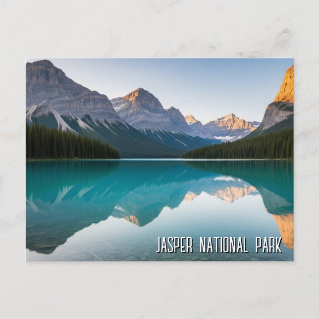 Carte Postale Parc national du Jasper du lac Maligne Canada (Devant)