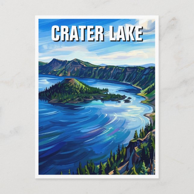 Carte Postale Parc national du lac Crater (Devant)
