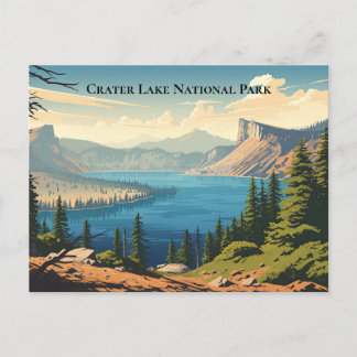 Carte Postale Parc national du lac Crater Souvenir Voyage