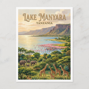 Carte Postale Parc national du lac Manyara Mto wa Mbu Tanzanie