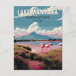 Carte Postale Parc national du lac Manyara Tanzanie Voyage Vinta