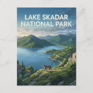 Carte Postale Parc national du lac Skadar Monténégro