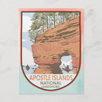 Carte Postale Parc national du littoral des îles Apostle