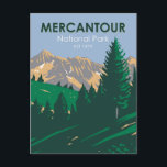 Carte Postale Parc national du Mercantour France<br><div class="desc">Conception d'oeuvres d'art vectorielles Mercantour. Il est situé dans les Alpes-de-Haute-Provence.</div>