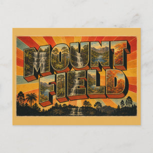 Carte Postale Parc national du Mont Field TAS Art de voyage vint