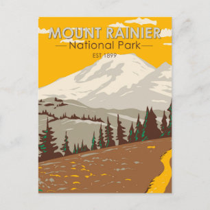 Carte Postale Parc national du Mont-Rainier Divide