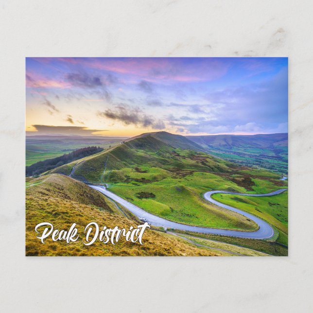 Carte Postale Parc national du Peak District, Derbyshire, Anglet (Devant)