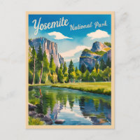 Parc national du Vintage voyage Yosemite Californi