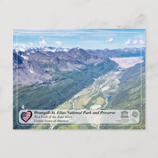 Carte Postale Parc national et réserve de Wrangell-St. Elias (Devant)