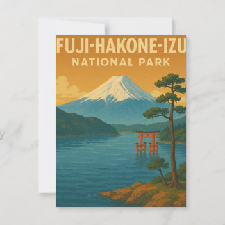 Carte Postale Parc national Fuji-Hakone-Izu