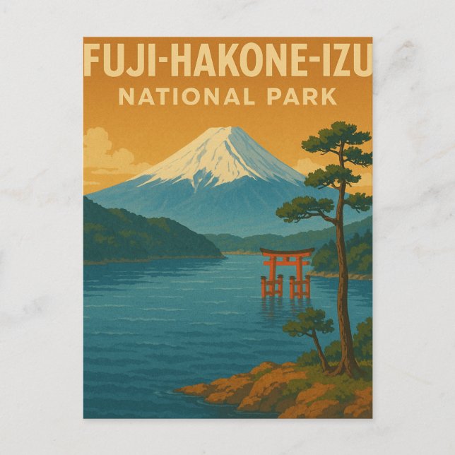 Carte Postale Parc national Fuji-Hakone-Izu (Devant)