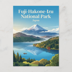 Carte Postale Parc national Fuji-Hakone-Izu Japon