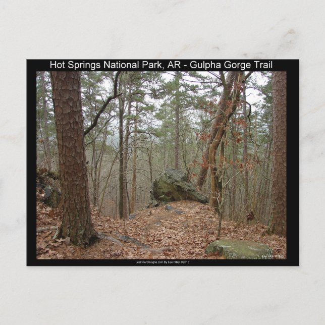 Carte Postale Parc national Hot Springs Gorge Gorge Trail (Devant)