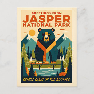 Carte Postale Parc national Jasper Canada