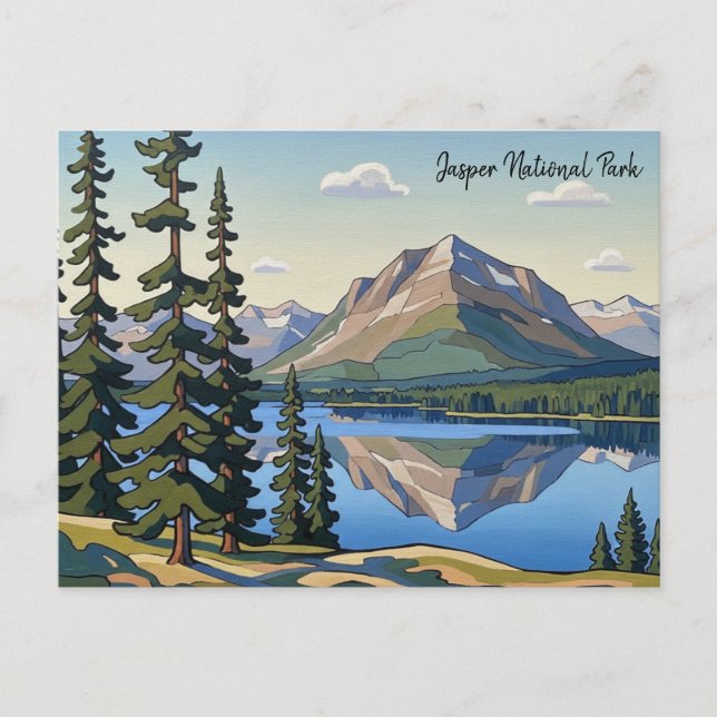 Carte Postale Parc national Jasper Canada (Devant)
