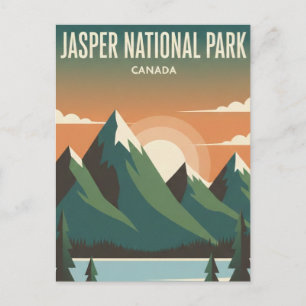 Carte Postale Parc national Jasper Canada Voyage