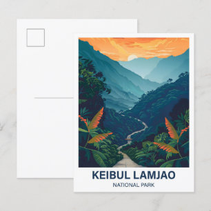 Carte Postale Parc national Keibul Lamjao Inde Voyage