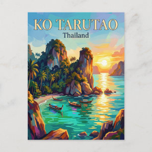 Carte Postale Parc national marin de Ko Tarutao Thaïlande