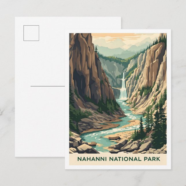 Carte Postale Parc national Nahanni Canada Voyage (Devant / Derrière)