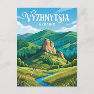 Carte Postale Parc national naturel de Vyzhnytsia Ukraine