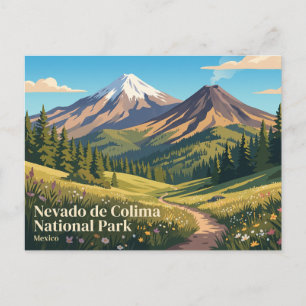Carte Postale Parc national Nevado de Colima Mexique