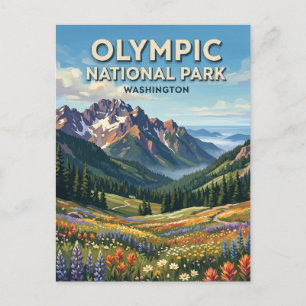 Carte Postale Parc national Olympique Port Angeles