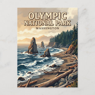 Carte Postale Parc national Olympique Port Angeles