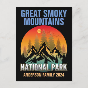 Carte Postale Parc national personnalisé des Great Smoky Mountai