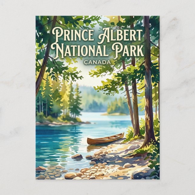 Carte Postale Parc national Prince-Albert Canada (Devant)
