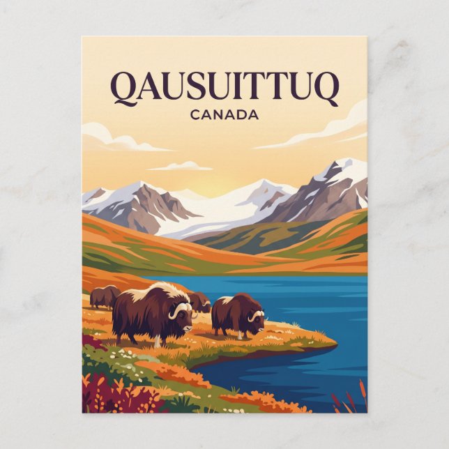 Carte Postale Parc national Qausuittuq Canada (Devant)
