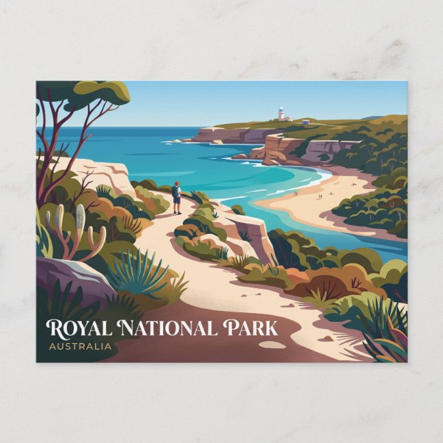 Carte Postale Parc national Royal d'Australie (Devant)