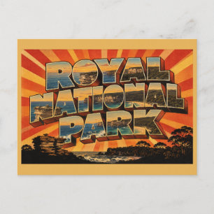 Carte Postale Parc national royal NSW Australie Voyage vintage