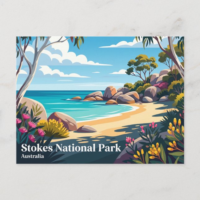 Carte Postale Parc national Stokes Australie (Devant)