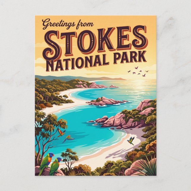 Carte Postale Parc national Stokes Australie (Devant)