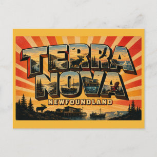 Carte Postale Parc national Terra Nova Terre-Neuve Canada Mos