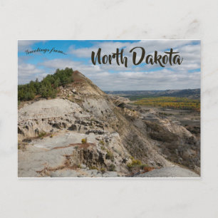 Carte Postale Parc national Theodore Roosevelt Dakota du Nord