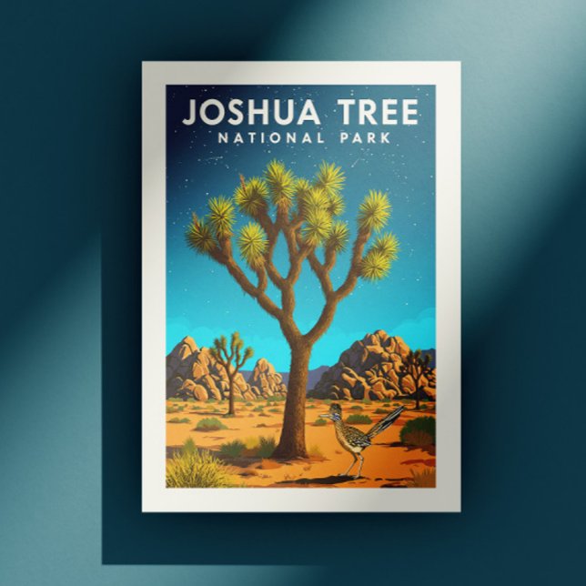 Carte Postale Parc national vintage de Joshua Tree (Créateur téléchargé)