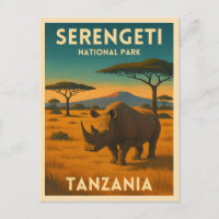 Parc national Vintage voyage d'Afrique du Serenget