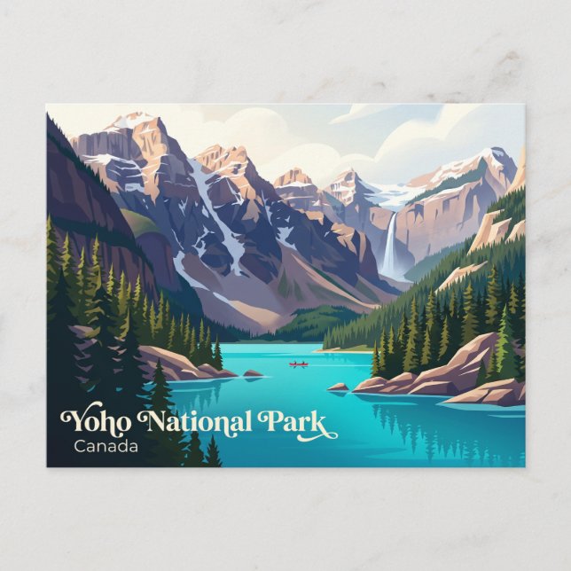 Carte Postale Parc national Yoho Canada (Devant)