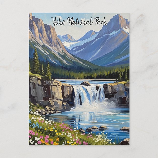 Carte Postale Parc national Yoho Canada (Devant)
