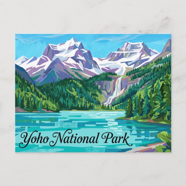 Carte Postale Parc national Yoho Canada (Devant)