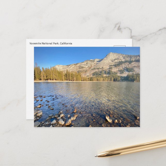 Carte postale - Parc national Yosemite (Devant/Arrière en situation)