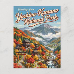 Carte Postale Parc national Yoshino-Kumano Japon