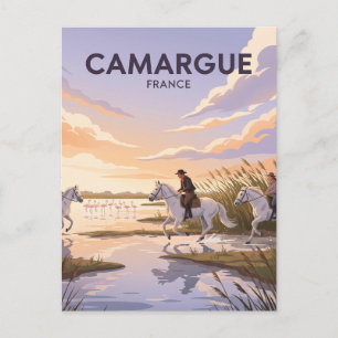 Carte Postale Parc naturel régional de Camargue France