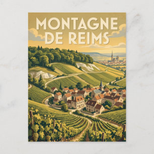 Carte Postale Parc naturel régional de la Montagne de Reims Fran