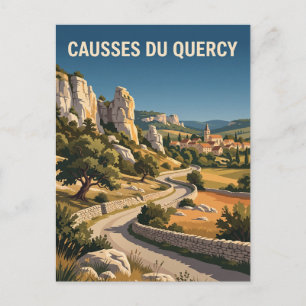 Carte Postale Parc naturel régional des Causses du Quercy France