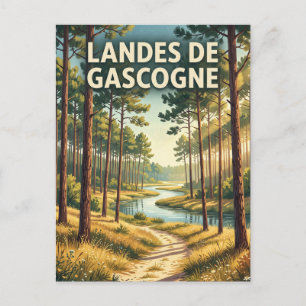 Carte Postale Parc naturel régional des Landes de Gascogne Franc